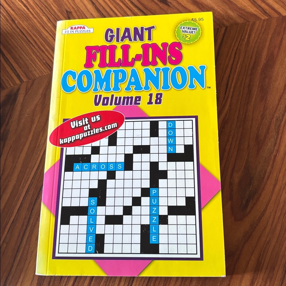 👛 (ANY 2/$15) Bundle of KAPPA Companion Fill-Ins 371 Puzzles - Picture 7 of 7